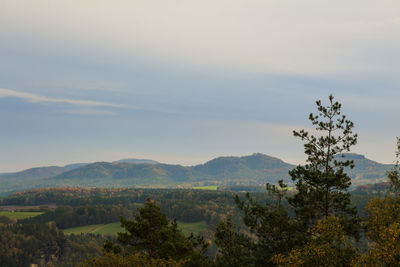 Scenic view of landscape against sky