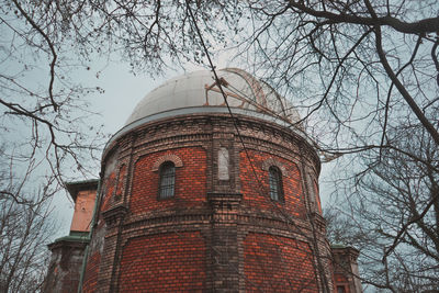 Low angle view of building against sky