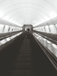 Interior of tunnel