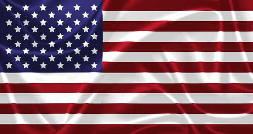 Close-up of american flag