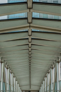 Low angle view of ceiling of building