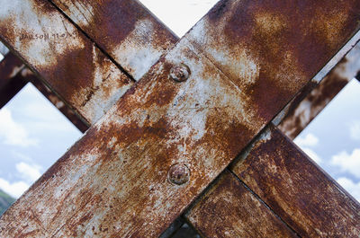 Close-up of rusty metal