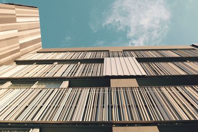 Low angle view of building against sky
