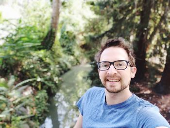 Portrait of smiling young man