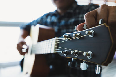 Man playing guitar