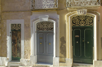 Entrance of building