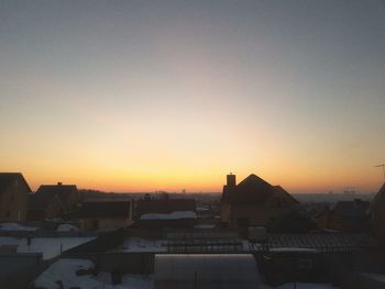 Scenic view of sky during sunset
