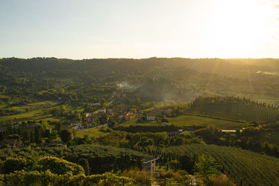 Scenic view of landscape against sky