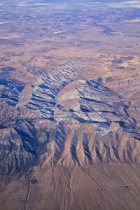 Rocky mountains aerial from airplane southwest colorado and utah. united states of america. usa.