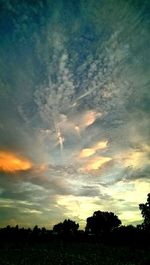 Scenic view of cloudy sky