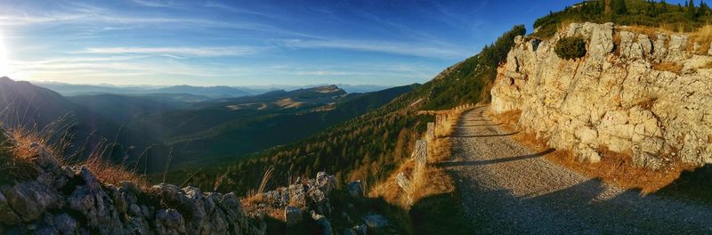 Scenic view of mountains