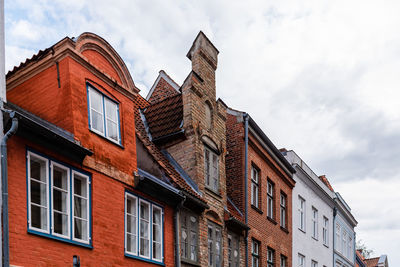 Low angle view of building against sky