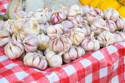 Full frame shot of vegetables for sale at market