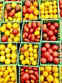 Full frame shot of tomatoes