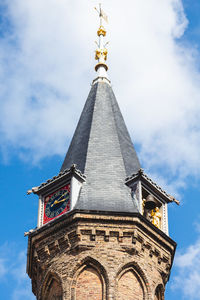 Low angle view of building against sky