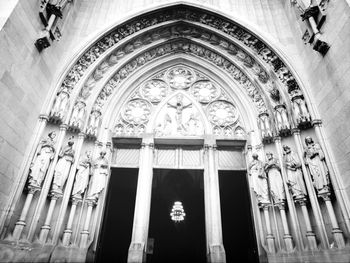 Low angle view of ornate building