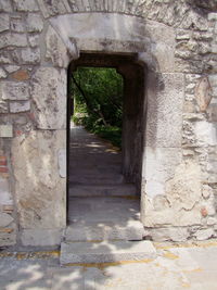 Entrance to archway