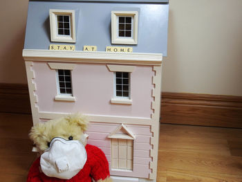 Full frame shot of house in building