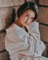 Portrait of young woman