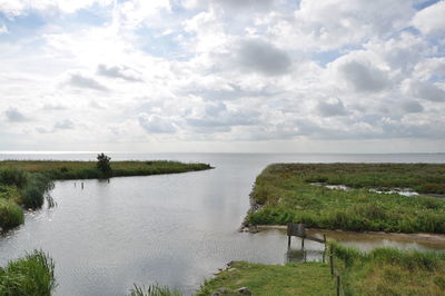 Looking at the ijsselmeer