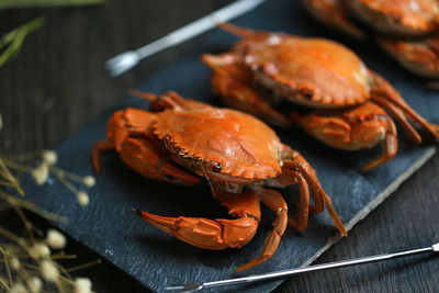 Photos of steamed crabs food