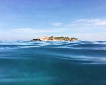 Scenic view of calm sea