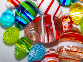 Close-up of multi colored pencils