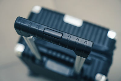 Close-up of computer keyboard on table