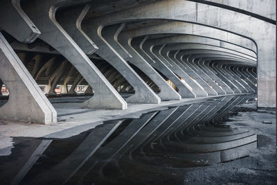 Underneath view of bridge