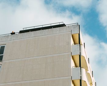 Low angle view of building against sky