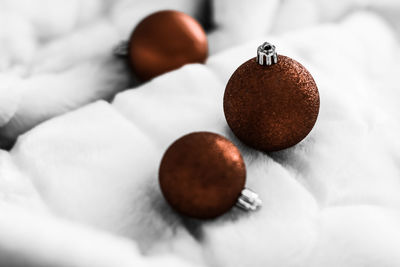 Close-up of christmas decorations