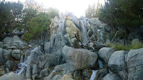 Scenic view of rocky mountains