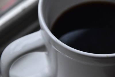 Close-up of coffee on table