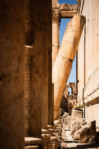 View of old ruin building