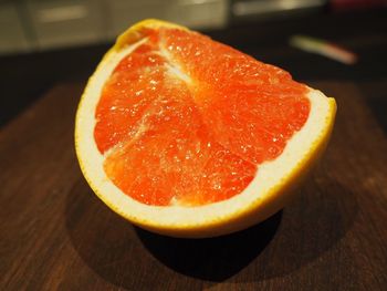 Close-up of fruits on table