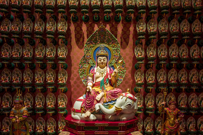 Close-up of buddha statue