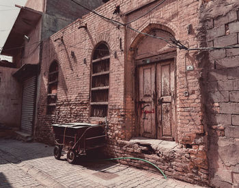 Exterior of old building