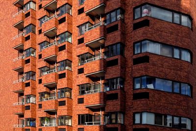 Full frame shot of residential building