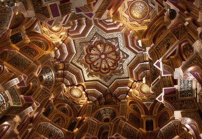 Low angle view of ceiling