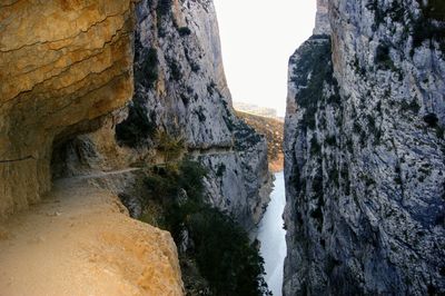 Panoramic view of cave