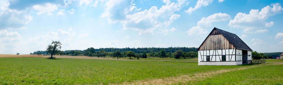 Panoramic view of landscape against sky