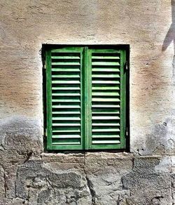 Brick wall with windows