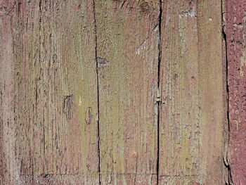 Full frame shot of weathered wooden wall