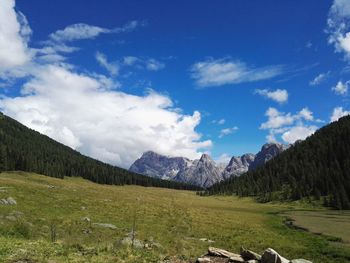 Scenic view of landscape against sky