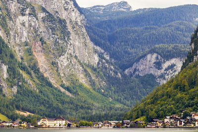 Panoramic view of landscape and mountains