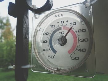 Close-up of clock