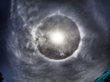 Close-up of moon against sky