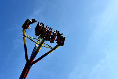 Low angle view of blue sky