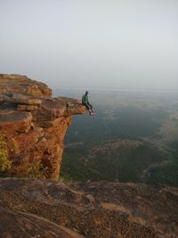 Scenic view of mountain against sky