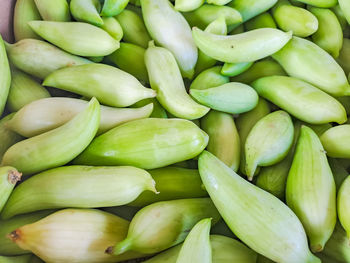 Full frame shot of vegetables for sale at market
